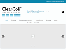 Tablet Screenshot of clearcoli.com